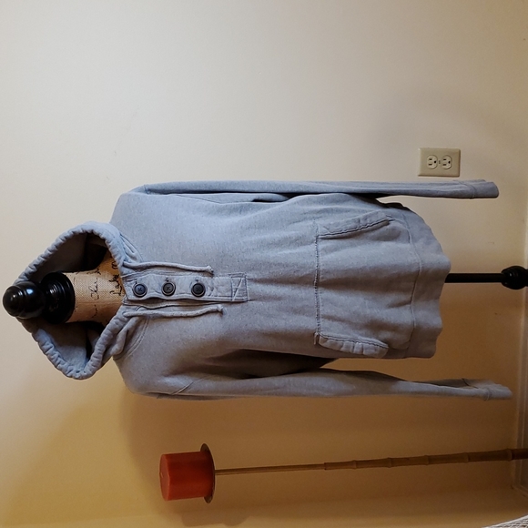 Hollister Tops - Hollister gray Sweatshirt Hoodie size XL